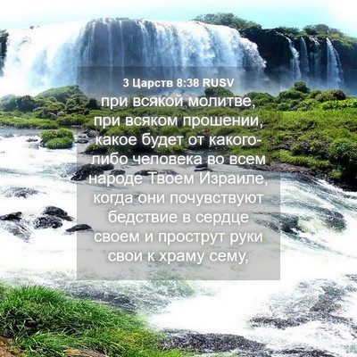 Picture 04 - 3 Царств 8:38 RUSV - при всякой молитве, при - Bible Verse Picture