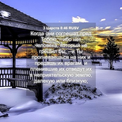 Picture 04 - 3 Царств 8:46 RUSV - Когда они согрешат пред - Bible Verse Picture