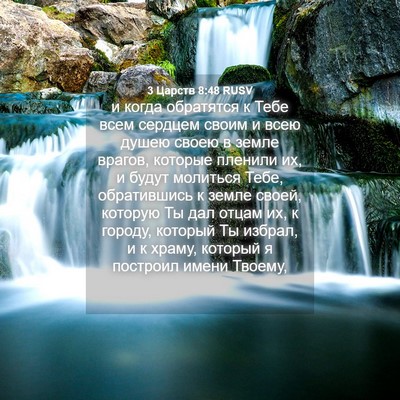 Picture 04 - 3 Царств 8:48 RUSV - и когда обратятся к Тебе - Bible Verse Picture