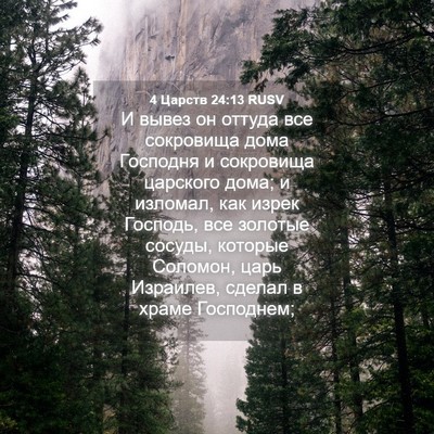 Picture 04 - 4 Царств 24:13 RUSV - И вывез он оттуда все - Bible Verse Picture