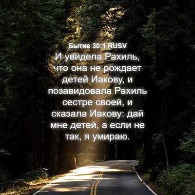 Picture 04 - Бытие 30:1 RUSV - И увидела Рахиль, что она - Bible Verse Picture