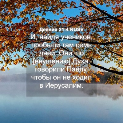 Picture 04 - Деяния 21:4 RUSV - И, найдя учеников, пробыли - Bible Verse Picture