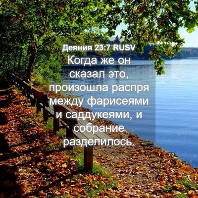 Picture 04 - Деяния 23:7 RUSV - Когда же он сказал это, - Bible Verse Picture