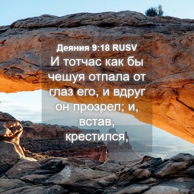Picture 04 - Деяния 9:18 RUSV - И тотчас как бы чешуя - Bible Verse Picture
