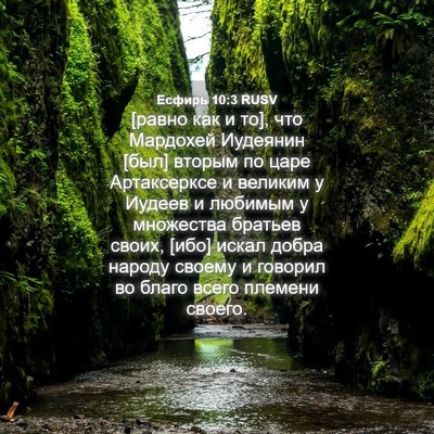 Picture 04 - Есфирь 10:3 RUSV - [равно как и то], что - Bible Verse Picture