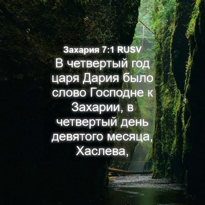 Picture 04 - Захария 7:1 RUSV - В четвертый год царя Дария - Bible Verse Picture