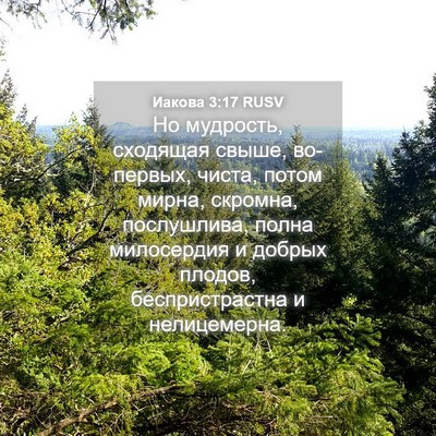 Picture 04 - Иакова 3:17 RUSV - Но мудрость, сходящая - Bible Verse Picture