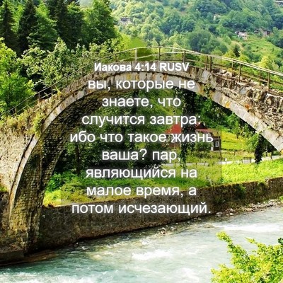 Picture 04 - Иакова 4:14 RUSV - вы, которые не знаете, что - Bible Verse Picture