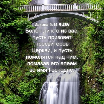 Picture 04 - Иакова 5:14 RUSV - Болен ли кто из вас, пусть - Bible Verse Picture