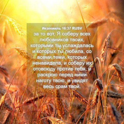 Picture 04 - Иезекииль 16:37 RUSV - за то вот, Я соберу всех - Bible Verse Picture