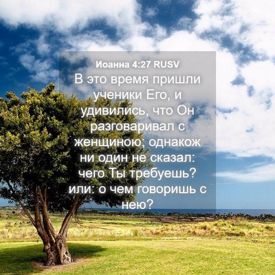 Picture 04 - Иоанна 4:27 RUSV - В это время пришли ученики - Bible Verse Picture