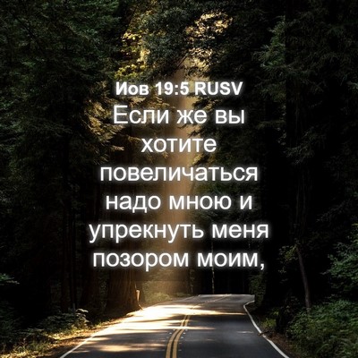 Picture 04 - Иов 19:5 RUSV - Если же вы хотите - Bible Verse Picture