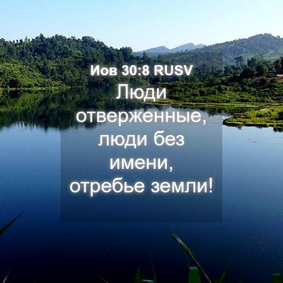 Picture 04 - Иов 30:8 RUSV - Люди отверженные, люди без - Bible Verse Picture