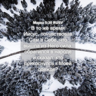 Picture 04 - Марка 5:30 RUSV - В то же время Иисус, - Bible Verse Picture
