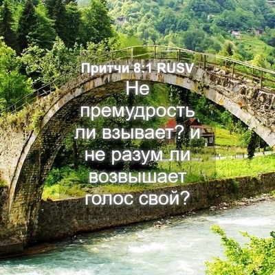 Picture 04 - Притчи 8:1 RUSV - Не премудрость ли взывает? - Bible Verse Picture