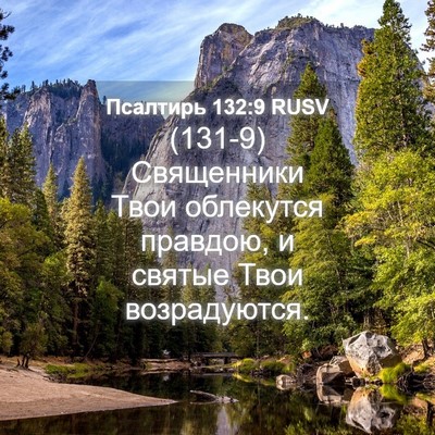 Picture 04 - Псалтирь 132:9 RUSV - (131-9) Священники Твои - Bible Verse Picture