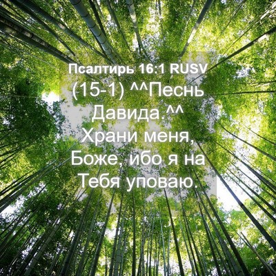 Picture 04 - Псалтирь 16:1 RUSV - (15-1) ^^Песнь Давида.^^ Храни - Bible Verse Picture