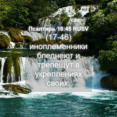 Picture 04 - Псалтирь 18:45 RUSV - (17-46) иноплеменники - Bible Verse Picture