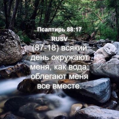 Picture 04 - Псалтирь 88:17 RUSV - (87-18) всякий день окружают - Bible Verse Picture