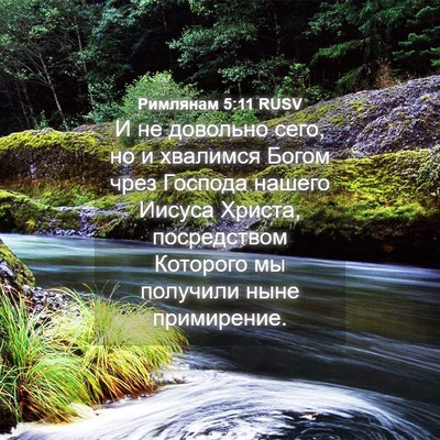 Picture 04 - Римлянам 5:11 RUSV - И не довольно сего, но и - Bible Verse Picture