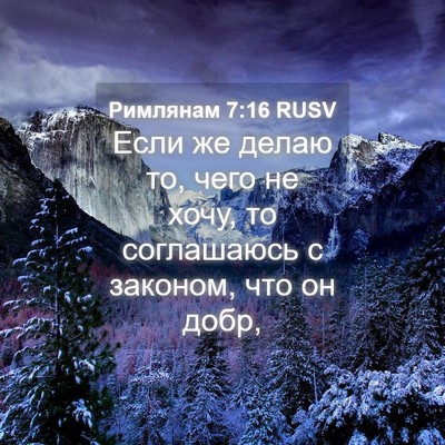 Picture 04 - Римлянам 7:16 RUSV - Если же делаю то, чего не - Bible Verse Picture