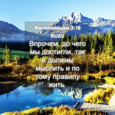 Picture 04 - Филиппийцам 3:16 RUSV - Впрочем, до чего мы - Bible Verse Picture