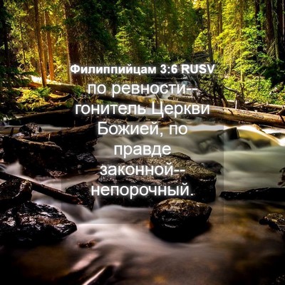 Picture 04 - Филиппийцам 3:6 RUSV - по ревности--гонитель - Bible Verse Picture