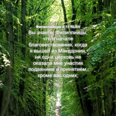 Picture 04 - Филиппийцам 4:15 RUSV - Вы знаете, Филиппийцы, что - Bible Verse Picture