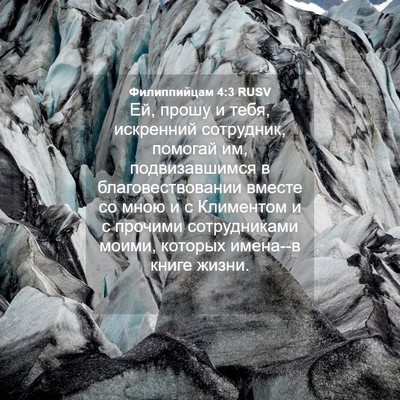 Picture 04 - Филиппийцам 4:3 RUSV - Ей, прошу и тебя, искренний - Bible Verse Picture