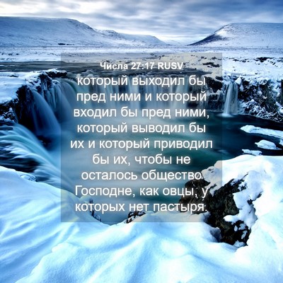 Picture 04 - Числа 27:17 RUSV - который выходил бы пред - Bible Verse Picture