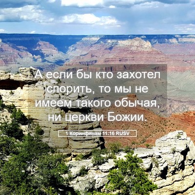 Picture 05 - 1 Коринфянам 11:16 RUSV - А если бы кто захотел - Bible Verse Picture