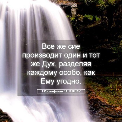Picture 05 - 1 Коринфянам 12:11 RUSV - Все же сие производит один - Bible Verse Picture