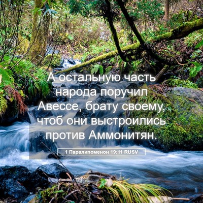 Picture 05 - 1 Паралипоменон 19:11 RUSV - А остальную часть народа - Bible Verse Picture