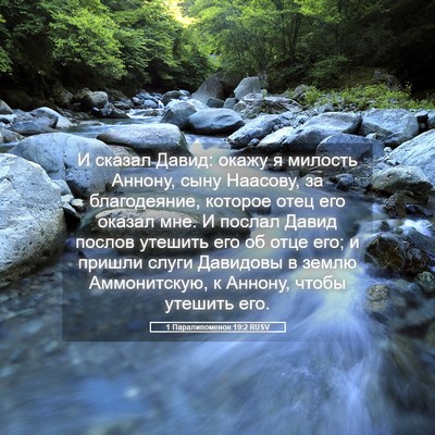 Picture 05 - 1 Паралипоменон 19:2 RUSV - И сказал Давид: окажу я - Bible Verse Picture