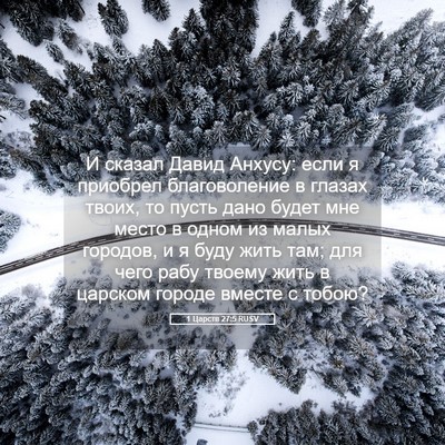 Picture 05 - 1 Царств 27:5 RUSV - И сказал Давид Анхусу: если - Bible Verse Picture
