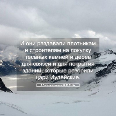 Picture 05 - 2 Паралипоменон 34:11 RUSV - И они раздавали плотникам - Bible Verse Picture