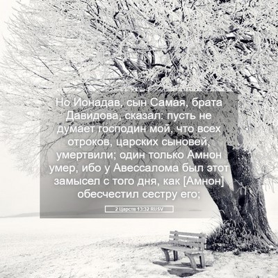 Picture 05 - 2 Царств 13:32 RUSV - Но Ионадав, сын Самая, - Bible Verse Picture