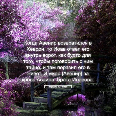 Picture 05 - 2 Царств 3:27 RUSV - Когда Авенир возвратился в - Bible Verse Picture