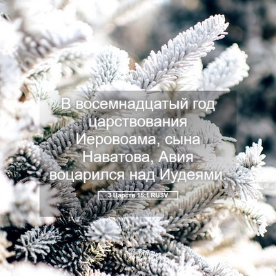 Picture 05 - 3 Царств 15:1 RUSV - В восемнадцатый год - Bible Verse Picture