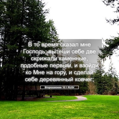 Picture 05 - Второзаконие 10:1 RUSV - В то время сказал мне - Bible Verse Picture
