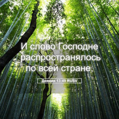 Picture 05 - Деяния 13:49 RUSV - И слово Господне - Bible Verse Picture