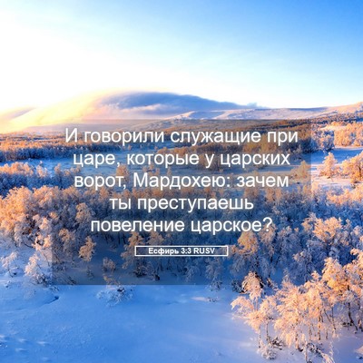 Picture 05 - Есфирь 3:3 RUSV - И говорили служащие при - Bible Verse Picture