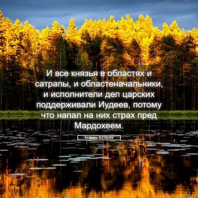 Picture 05 - Есфирь 9:3 RUSV - И все князья в областях и - Bible Verse Picture