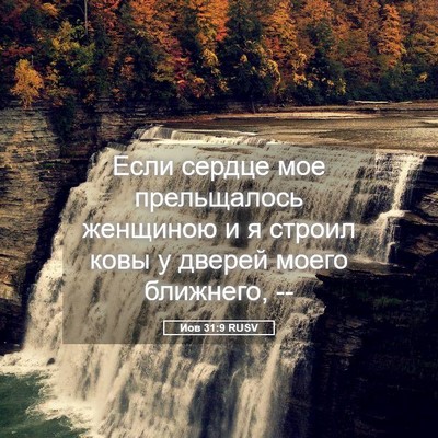 Picture 05 - Иов 31:9 RUSV - Если сердце мое - Bible Verse Picture