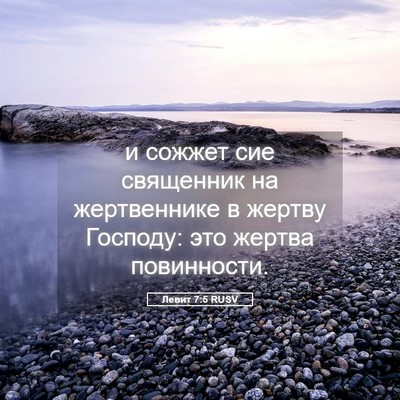 Picture 05 - Левит 7:5 RUSV - и сожжет сие священник на - Bible Verse Picture