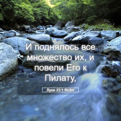 Picture 05 - Луки 23:1 RUSV - И поднялось все множество - Bible Verse Picture
