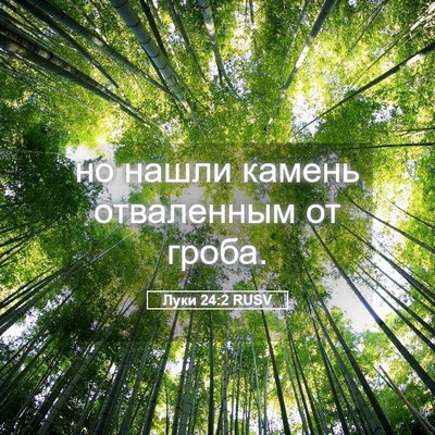 Picture 05 - Луки 24:2 RUSV - но нашли камень отваленным - Bible Verse Picture