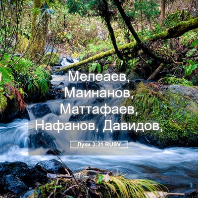 Picture 05 - Луки 3:31 RUSV - Мелеаев, Маинанов, - Bible Verse Picture
