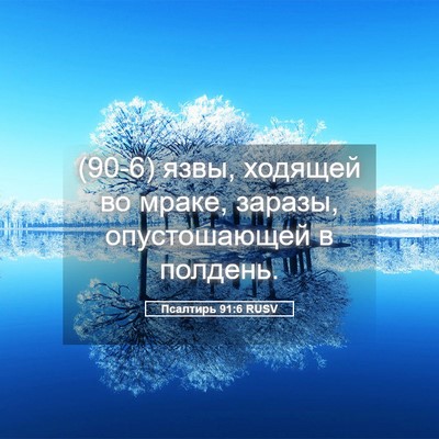 Picture 05 - Псалтирь 91:6 RUSV - (90-6) язвы, ходящей во мраке, - Bible Verse Picture