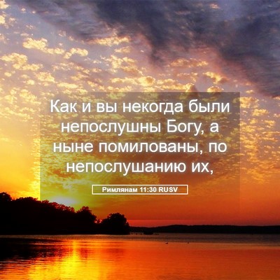 Picture 05 - Римлянам 11:30 RUSV - Как и вы некогда были - Bible Verse Picture